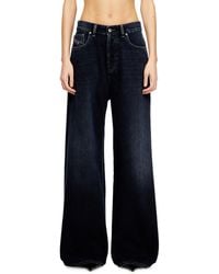DIESEL - Relaxed Jeans Low Waist 1996 D-Sire, /Dark, Button Fly - Lyst