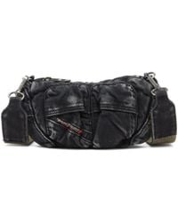 DIESEL - Multi-Pkts-Kleine Multipocket-Tasche Aus Gewaschenem Denim - Lyst