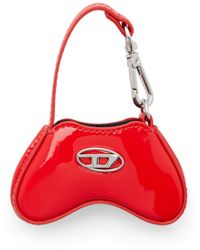 DIESEL - Glossy Bag Charm With Mirror - Lyst