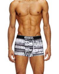 DIESEL - Boxer Briefs With Faded Logo Print - Lyst