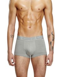DIESEL - Three-Pack Plain Boxer Briefs - Lyst