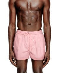 DIESEL - Swim Shorts With Logo Print - Lyst