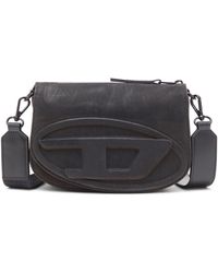 DIESEL - 1Dr-Camera Bag Aus Beflocktem Denim - Lyst