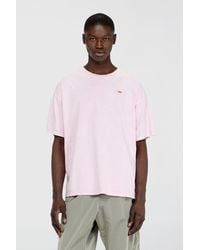 DIESEL - Cotton T-Shirt With Treated Effect - Lyst