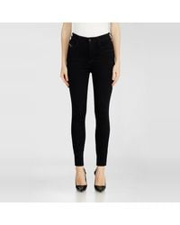 DIESEL - Skinny Jeans High Waist 1984 Slandy-High, /Dark, Zip Fly - Lyst