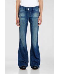 DIESEL - Bootcut Jeans Low Waist D-Hush, Dark, Zip Fly - Lyst