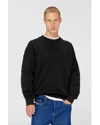 DIESEL - Sweatshirt With Logo Embroidery - Lyst