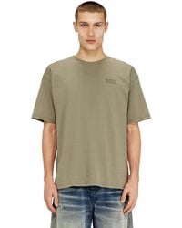 DIESEL - Relaxed T-Shirt With Back Camo Print - Lyst