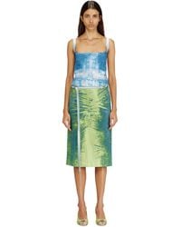 DIESEL - Open-Back Apron Dress - Lyst