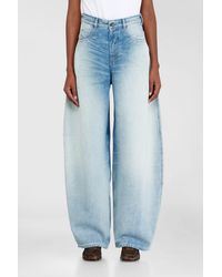 DIESEL - Relaxed Jeans High Waist 1987 D-Khelz, Light, Button Fly - Lyst