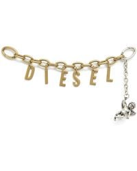 DIESEL - Metal Letter Charm With Cherub - Lyst