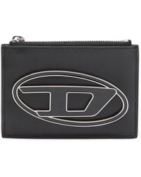 DIESEL - Card Holder In Leather - Lyst