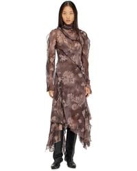 DIESEL - Asymmetric Midi Dress - Lyst