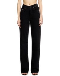 DIESEL - Regular Jeans High Waist 1971 D-Sent, /Dark, Button Fly - Lyst