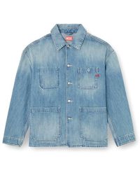 DIESEL - Utility-Style Denim Jacket - Lyst