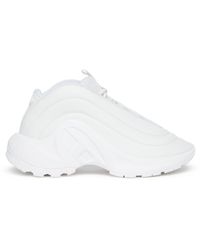 DIESEL - Monochrome Quilted Sneakers - Lyst