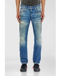 DIESEL - Slim Jeans Regular Waist 2019 D-Strukt, Zip Fly - Lyst