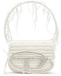 DIESEL - 1Dr-Ikonische Schultertasche Aus Canvas Und Leder - Lyst