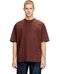 DIESEL - T-Shirt With Maxi Oval D Embroidery - Lyst