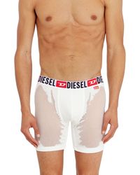 DIESEL - Boxer Briefs With Sheer Devoré Effect - Lyst