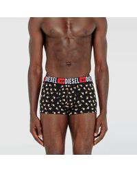 DIESEL - Three-Pack Of Stretch Cotton Trunks With Floral Print - Lyst
