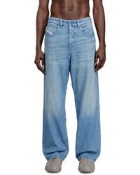 DIESEL - Relaxed Jeans Low Waist 2001 D-Macro, Dark, Button Fly - Lyst