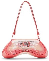 DIESEL - Play-Schultertasche Mit Glänzendem Pu-Print - Lyst