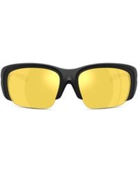 DIESEL - Wrap-Around Shape Sunglasses - Lyst