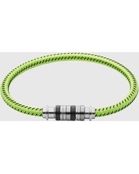 DIESEL Dx1182 Corded Nylon Bracelet - Yellow