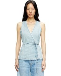 DIESEL - Wrap Top - Lyst
