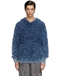 DIESEL - フード付きプルオーバーニット - Lyst