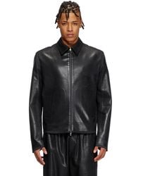DIESEL - Chaqueta Coach De Lana Fresca Recubierta - Lyst