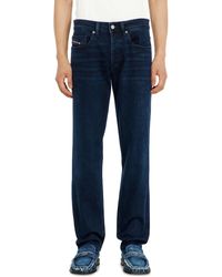 DIESEL - Regular Jeans Regular Waist 2023 D-Finitive, Dark, Button Fly - Lyst