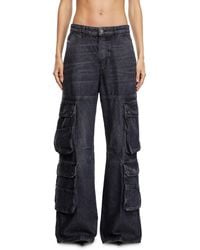 DIESEL - Relaxed Jeans Low Waist 1996 D-Sire, /Dark, Button Fly - Lyst
