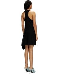 DIESEL - Short Halterneck Dress In Printed Jersey - Lyst