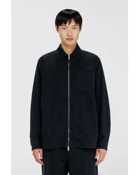 DIESEL - Ripstop Shirt With Zip Closure - Lyst