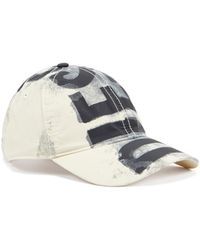 DIESEL - Nylon Baseball Cap With Super Logo - Lyst