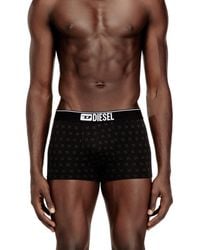 DIESEL - Three-Pack Of Jacquard Stretch Cotton Boxer Briefs - Lyst