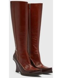 DIESEL - D-Lucette-Knee-High Boots - Lyst