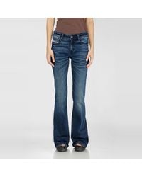 DIESEL - Bootcut Jeans Low Waist 1969 D-Ebbey, Dark, Zip Fly - Lyst