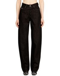DIESEL - Relaxed Jeans High Waist 1974 D-Ellz, /Dark, Button Fly - Lyst