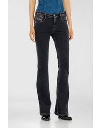 DIESEL - Bootcut Jeans Low Waist 1969 D-Ebbey, /Dark, Zip Fly - Lyst