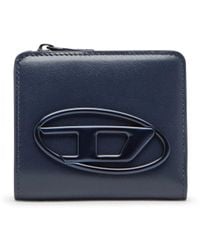 DIESEL - Zipped Leather Card Holder - Lyst