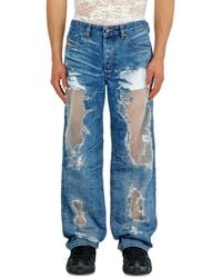 DIESEL - Regular Jeans Regular Waist 2024 D-Macs, Medium, Button Fly - Lyst
