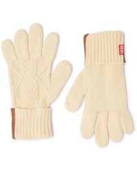 DIESEL - Knitted Gloves - Lyst