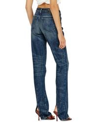 DIESEL - Regular Jeans Regular Waist D-Heel, Dark, Button Fly - Lyst