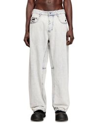 DIESEL - Relaxed Jeans Regular Waist 1997 D-Enim-M, Light, Button Fly - Lyst