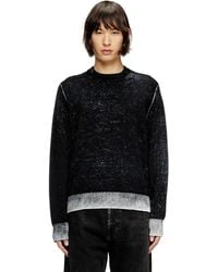 DIESEL - Reverse-Print Cotton Jumper - Lyst
