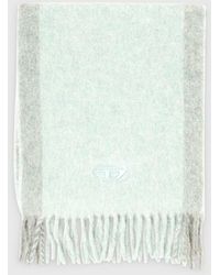 DIESEL - Bufanda De Mezcla De Lana Con Rayas En Contraste - Lyst