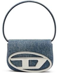 DIESEL - 1Dr Denim Shoulder Bag - Lyst
